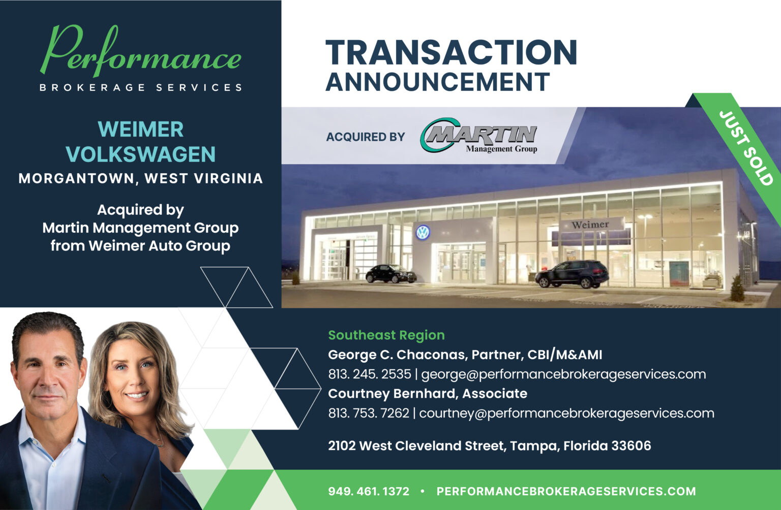 Martin Management Group Acquires Weimer Volkswagen of West