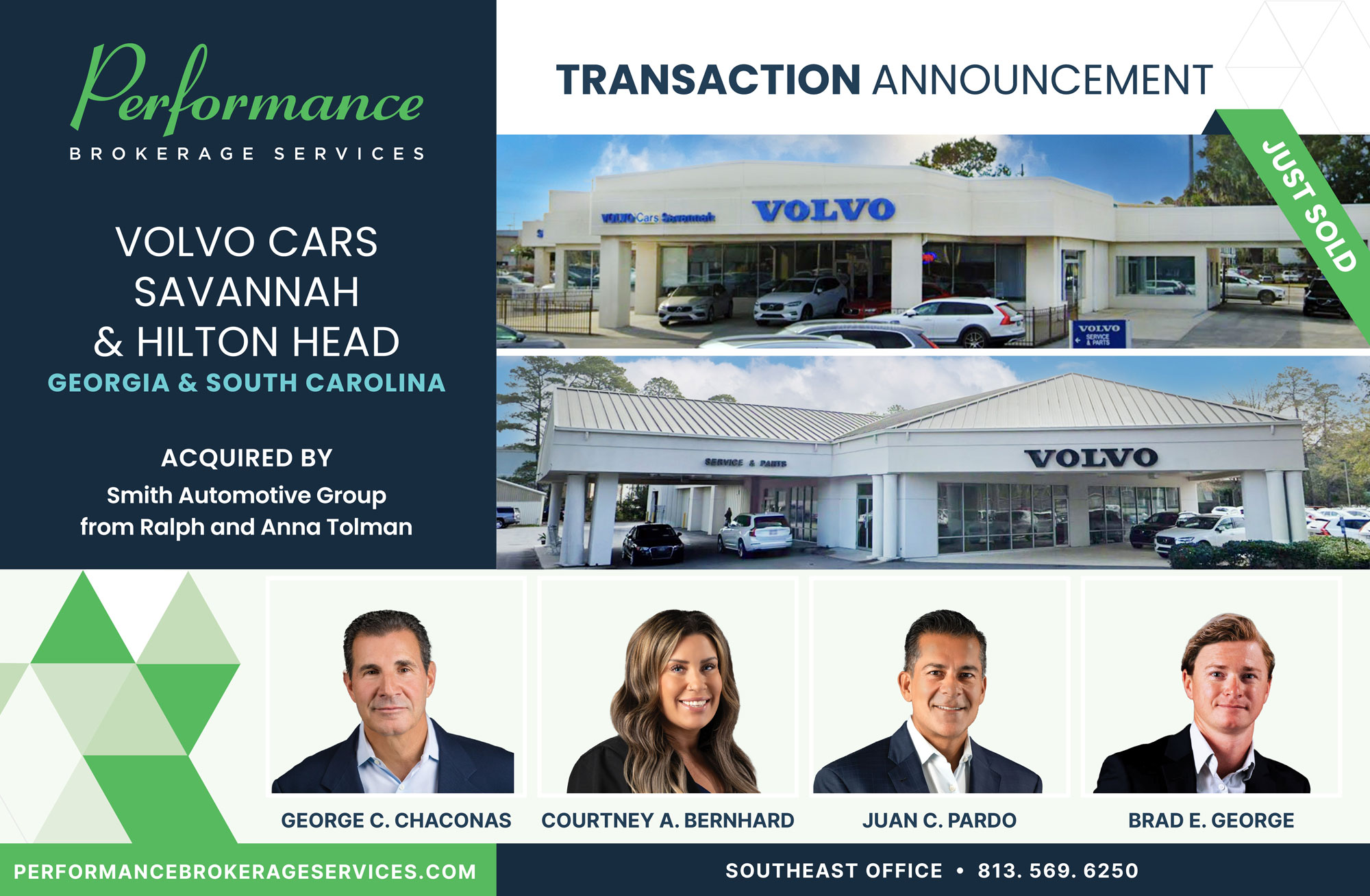 Volvo Cars Savannah & Hilton Head sells to Fields Automotive Group with Performance Brokerage