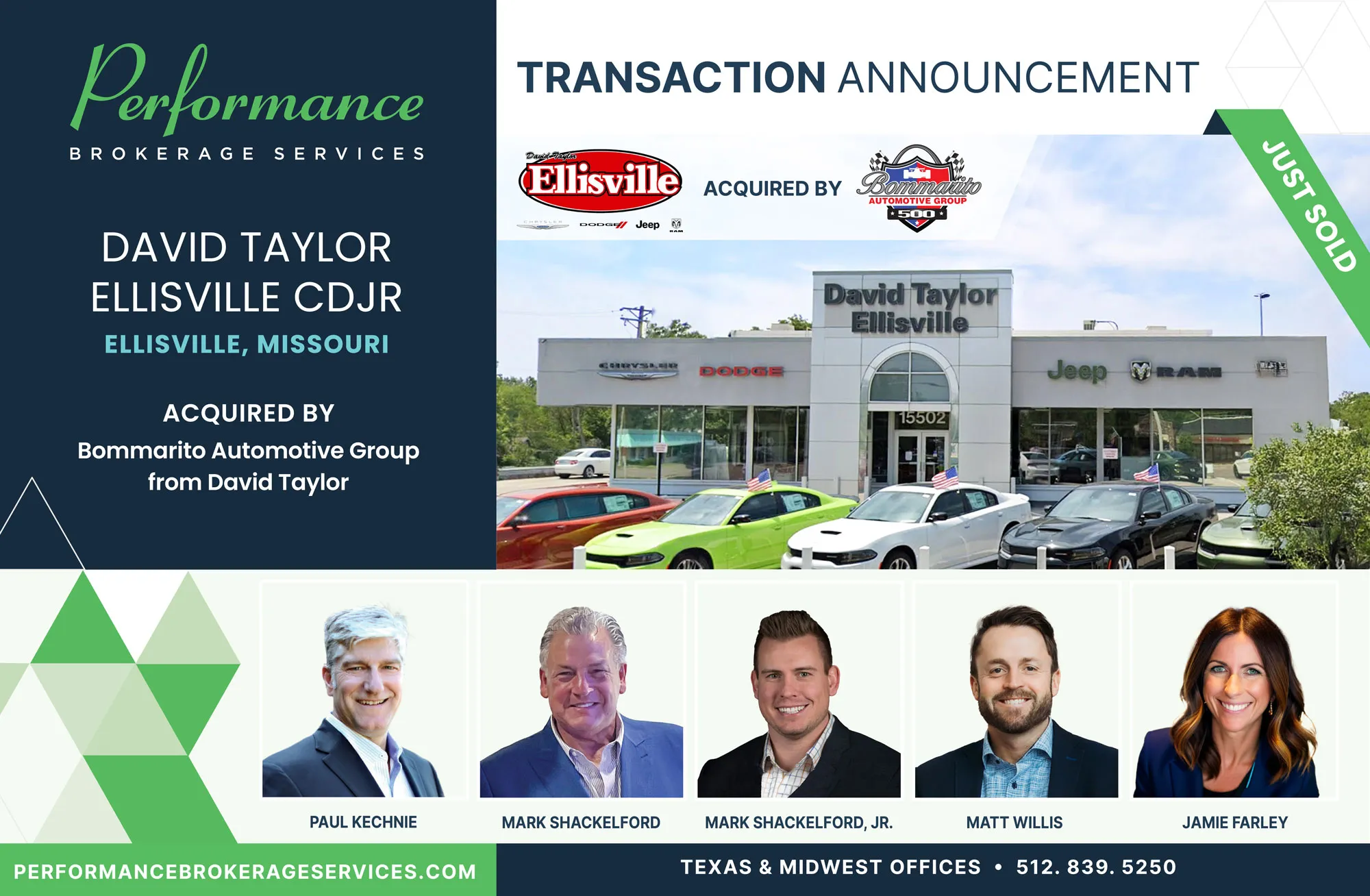 David Taylor Ellisville sells to Bommarito with Performance Brokerage