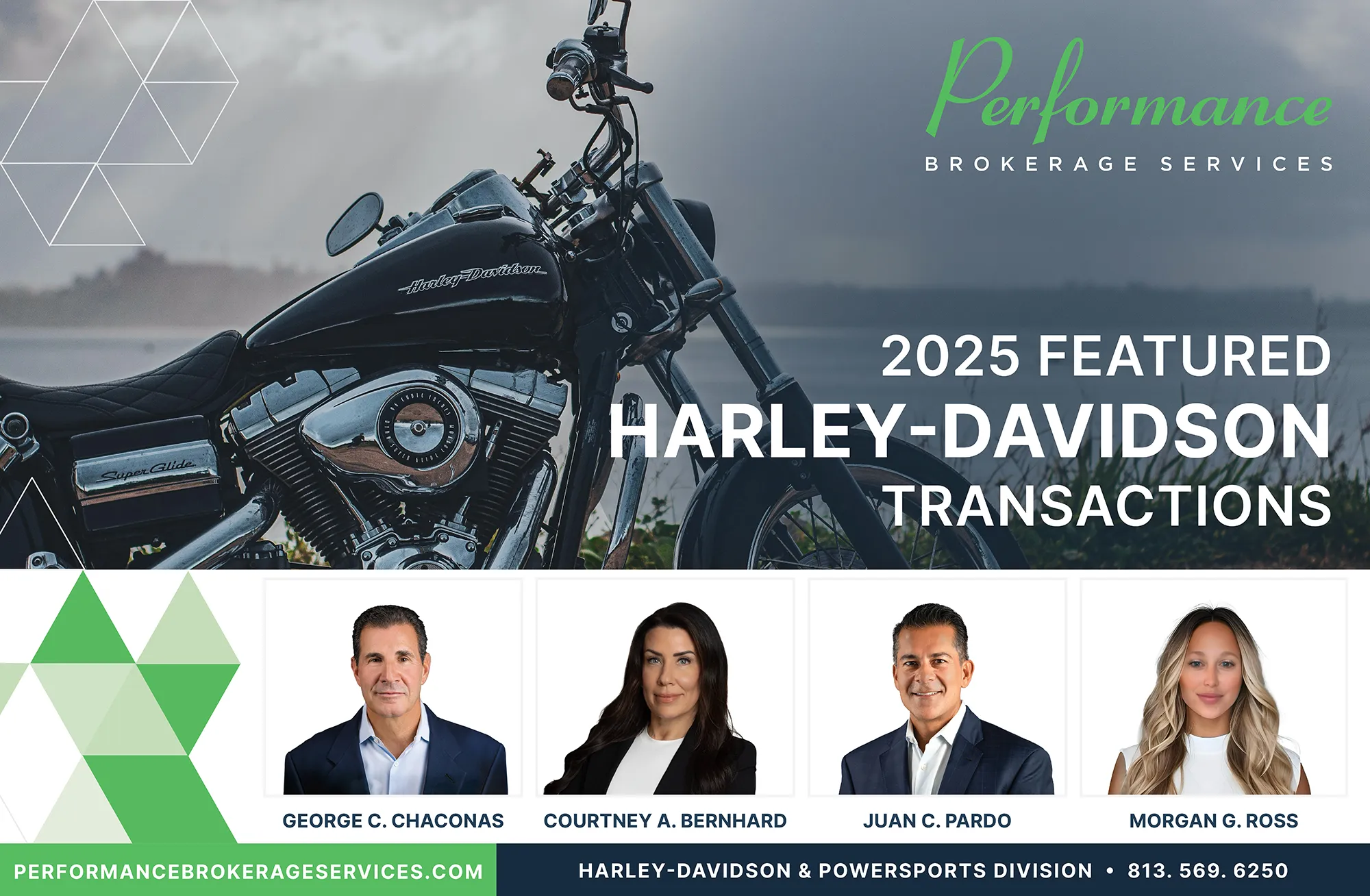 Recent Harley-Davidson dealership transactions handled by Performance Brokerage Services’ Harley-Davidson & Powersports Division.