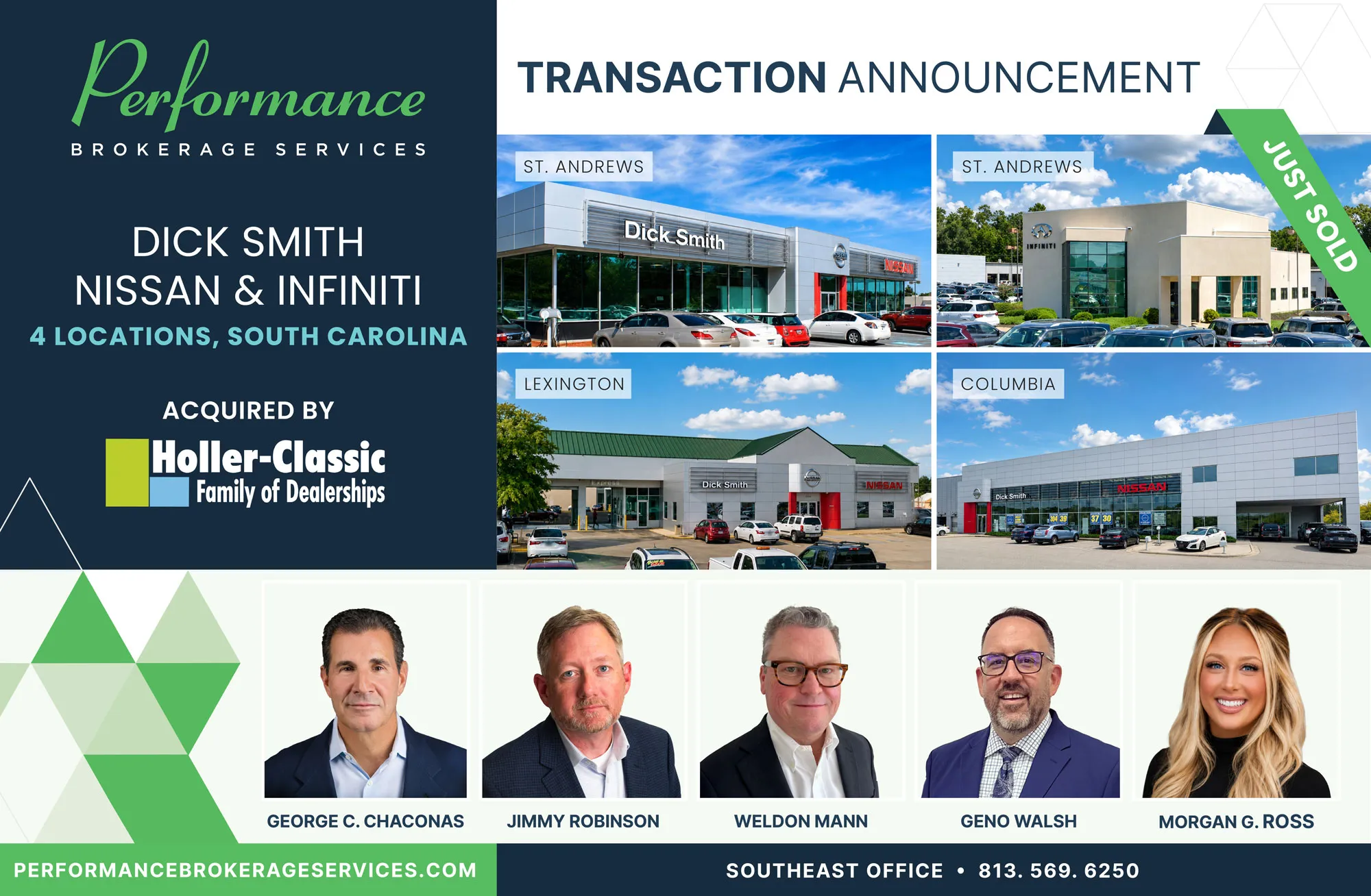 Dick Smith Nissan & Infiniti sells to Holler-classic family with performance brokerage
